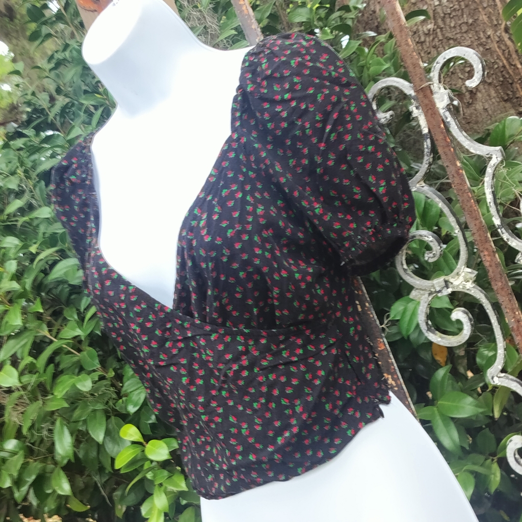Urban Outfitters Sexy Little Strawberry Crop Top Small